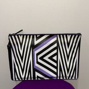 MCM Limited Edition Tobias Rehberge abstract wristlet clutch